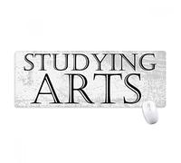 beatChong Frases Cortas Estudiar Artes Antideslizante Regalo Alfombrilla De Ratón Grandes Oficinas Titched Bordes Juego Extendido Estera Ordenador