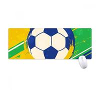 beatChong Fútbol De Fútbol Brasil Se Divierte Antideslizante Alfombrilla De Ratón Oficina Grande Juego Extendido Bordes Titched Regalo Estera Ordenador