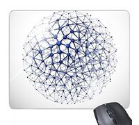 beatChong Goma Mousepad del Juego Alfombrilla de ratón Regalo Abstracta Estructura atómica física ilustración Tridimensional del rectángulo Antideslizante