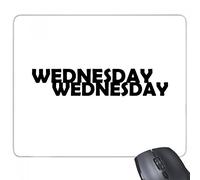 beatChong Goma Mousepad del Juego Alfombrilla de ratón Regalo Caracteres Elegantes Miércoles rectángulo Antideslizante