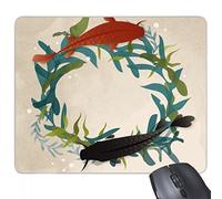 beatChong Goma Mousepad del Juego Alfombrilla de ratón Regalo citando Palabra Imagen Pescados Mar Weed rectángulo Antideslizante