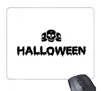 beatChong Goma Mousepad del Juego Alfombrilla de ratón Regalo cráneo Feliz temor a los Fantasmas de Halloween del rectángulo Antideslizante