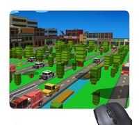 beatChong Goma Mousepad del Juego Alfombrilla de ratón Regalo de Dibujos Animados Rompecabezas ChickenGo Pixel Juego del rectángulo Antideslizante