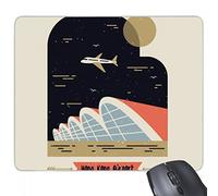 beatChong Goma Mousepad del Juego Alfombrilla de ratón Regalo de Hong Kong Aeropuerto Internacional rectángulo Antideslizante