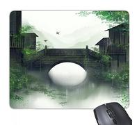 beatChong Goma Mousepad del Juego Alfombrilla de ratón Regalo de la estación Sur de China Estilo de Acuarela rectángulo Antideslizante