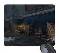 beatChong Goma Mousepad del Juego Alfombrilla de ratón Regalo de Terror Aventura LopNorZombie Juego Rectangular Antideslizante
