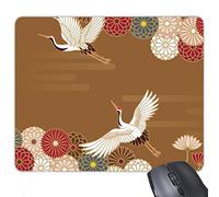 beatChong Goma Mousepad del Juego Alfombrilla de ratón Regalo grúas del Modelo de Flores geometría Rectangular Antideslizante