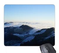 beatChong Goma Mousepad del Juego Alfombrilla de ratón Regalo montaña Nube Nubes Naturaleza Niebla Ciudad del rectángulo Antideslizante