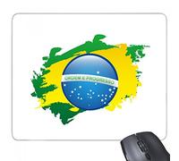 beatChong Goma Mousepad del Juego Alfombrilla de ratón Regalo Ordem e Progresso Bandera de Brasil Cultura Elemento ilustración del rectángulo Antideslizante