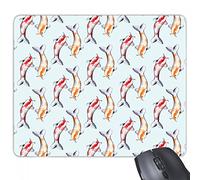 beatChong Goma Mousepad del Juego Alfombrilla de ratón Regalo Peces patrón Chino Par tradición rectángulo Antideslizante