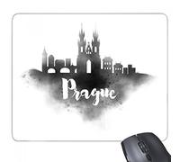 beatChong Goma Mousepad del Juego Alfombrilla de ratón Regalo Praga Tinta Checa Ciudad del rectángulo Antideslizante