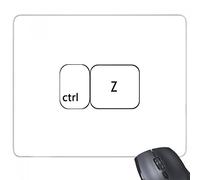 beatChong Goma Mousepad del Juego Alfombrilla de ratón Regalo símbolo del Teclado Ctrl Z rectángulo Antideslizante