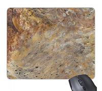 beatChong Goma Mousepad del Juego Alfombrilla de ratón Regalo Tan mármol Gris del Arte Abstracto Varios ilustración del patrón Rectangular Antideslizante