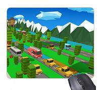 beatChong Goma Mousepad Juego Alfombrilla de ratón Regalo Juego de Rompecabezas de Dibujos Animados ChickenGo Pixel rectángulo Antideslizante
