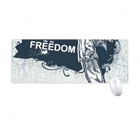 beatChong Hip-Hop De La Libertad La Religión El Modelo del Ángel Antideslizante Alfombrilla De Ratón Grande Bordes Oficina De Juego Extendido Titched Regalo Estera Ordenador