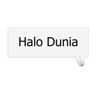 beatChong Hola Alfombrilla De Ratón Oficina Grande Juego Extendido Antideslizante Indonesia Mundo Bordes Titched Regalo Estera Ordenador