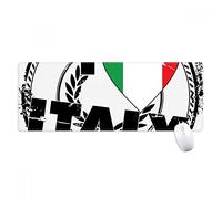 beatChong I Love Italy Alfombrilla De Ratón Antideslizante Oficina Grande Juego Extendido Palabra De Marca Modelo del Corazón De Amor Bordes Titched Regalo Estera Ordenador