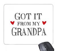 beatChong lo DIO mi Abuelo Nietos Presente rectángulo de Goma Antideslizante Mousepad del Juego Alfombrilla de ratón Regalo del Abuelo