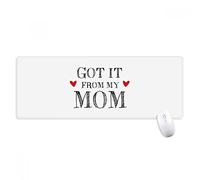 beatChong Lo DIO Mi Mamá Madre Niños Presentes Antideslizante Alfombrilla De Ratón Grandes Oficinas Titched Bordes Juego Extendido De Regalo Estera Ordenador