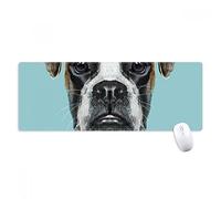 beatChong Lop-Eard Perro Boxer Animal De Compañía Antideslizante Alfombrilla De Ratón Grandes Oficinas Titched Bordes Juego Extendido Regalo Estera Ordenador