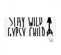 beatChong Mantener Viva La Cotización Gitana Niño Alfombrilla De Ratón Antideslizante Grandes Oficinas Titched Bordes Juego Extendido Regalo Estera Ordenador