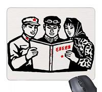 beatChong Mao Zedong Antología Chino Soldado Antideslizante Regalo De La Almohadilla De Ratón De La Oficina del Juego Alfombrilla De Ratón De Goma