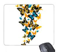 beatChong Mariposas con un Color Diferente del rectángulo de Goma Antideslizante Mousepad del Juego Alfombrilla de ratón Regalo