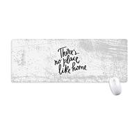 beatChong No Hay Lugar como El Hogar Cotización Antideslizante Alfombrilla De Ratón Grandes Oficinas Titched Bordes Juego Extendido Regalo Estera Ordenador