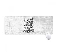 beatChong No Soy Joven Enouth Saber Antideslizante Alfombrilla De Ratón Oficina Todo Gran Juego Extendido Bordes Titched Regalo Estera Ordenador