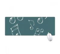 beatChong Notación Musical Burbuja Patrón De Combinación Antideslizante Alfombrilla De Ratón Grandes Oficinas Titched Bordes Juego Extendido Regalo Estera Ordenador