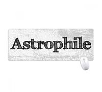 beatChong Palabra Elegante Astrófilo Alfombrilla De Ratón Antideslizante Grandes Oficinas Titched Bordes Juego Extendido Regalo Estera Ordenador
