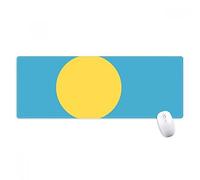 beatChong Palau Símbolo Nacional del País De Oceanía Bandera Antideslizante Alfombrilla De Ratón Grande Bordes Oficina De Juego Extendido Titched Regalo Estera Ordenador