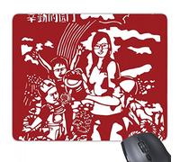 beatChong Papel de China de Corte de Maestros de Goma Mousepad del Juego Alfombrilla de ratón Regalo del día del rectángulo Antideslizante