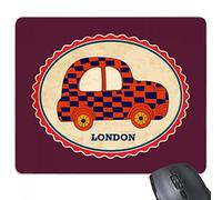 beatChong Pequeño Coche Reino Unido Londres, Acabar Britian Antideslizante Regalo De La Almohadilla De Ratón De La Oficina del Juego Alfombrilla De Ratón De Goma