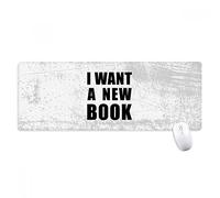 beatChong Quiero Un Equipo Bordes Regalo Alfombra Antideslizante Alfombrilla De Ratón Oficina Grande Juego Extendido Nuevo Libro Titched