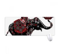 beatChong Rendimiento del Elefante De Porcelana De Vestir Minoría Tótem Alfombrilla De Ratón Antideslizante Oficina Grande Juego Extendido Bordes Titched Regalo Estera Ordenador