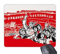 beatChong Rojo De Mao Zedong Sombrero del Indicador Antología Antideslizante Regalo De La Almohadilla De Ratón De La Oficina del Juego Alfombrilla De Ratón De Goma
