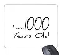 beatChong Soy 1000 años de antigüedad Edad Longevidad rectángulo de Goma Antideslizante Mousepad del Juego Alfombrilla de ratón Regalo