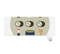 beatChong Tradicional Japonés De Sushi Comida Local Antideslizante Alfombrilla De Ratón Oficina Grande Juego Extendido Bordes Titched Regalo Estera Ordenador