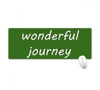 beatChong Un Viaje Wenderful Está por Delante Alfombrilla De Ratón Antideslizante Gran Juego Extendido Bordes De Oficina Titched Regalo Estera Ordenador