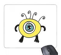 beatChong Universo y ajeno Goma Mousepad del Juego Alfombrilla de ratón Regalo Amarillo Cyclops rectángulo Antideslizante