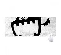 beatChong Universo Y Extraño Monstruo Boca Grande Alfombrilla De Ratón Antideslizante Gran Bordes Oficina De Juego Extendido Titched Regalo Estera Ordenador