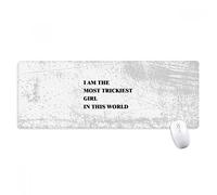 beatChong Yo Soy El Antideslizante Alfombrilla De Ratón Niña Grande Bordes Oficina De Juego Extendido Titched Regalo Más Delicada Alfombra De Ordenador