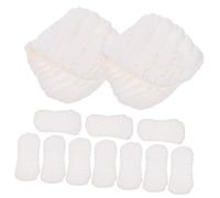 Beatifufu 10 piezas Pañales de para Recién Nacido Inserciones Absorbentes de Algodón Transpirable y Reutilizable Protectores Suaves y Cómodos para Piel Delicada