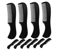 Beatifufu 10 piezas Peine para Barba y Bigote sin Peine Práctico de Plástico para Cabello Cejas y Barba Accesorio de Peluquería para Hombres Compacto y Fácil de Limpiar