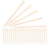 Beatifufu 100 piezas Aplicadores de Cera Corporal de Madera Palitos Lisos para Depilación Femenina Sticks Pequeños para Eliminación de Vello Spa y Uso Doméstico