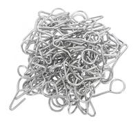 Beatifufu 100 piezas Gancho de Fijación para Asiento de Coche de Resistente de Fácil Instalación Compatible con Fundas y Cojines Delanteros Soporte Anti-deslizante para Reposacabezas y