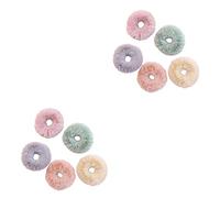 Beatifufu 10piezas Coletero De Pelo De Imitación De Piel De Conejo Accesorios Para Cabello Para Otoño Invierno Diseño Chic y Atractivo Para Uso Diario