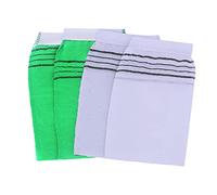 Beatifufu 10piezas Guantes De Baño Exfoliantes Seda Artificial Gruesos Para Baño y Ducha Células Muertas Prácticos