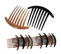Beatifufu 10piezas Peines Acrílicos Laterales De Dientes Cabello Práctico Para Mujeres y Chicas